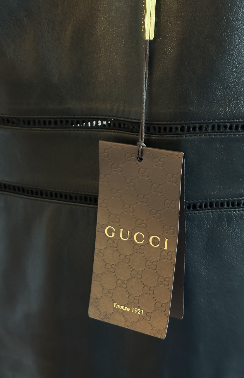 Gucci Black V-Neck Dress
