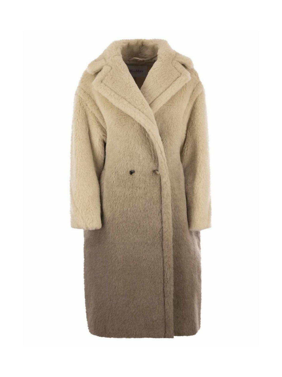 Max Mara Gatto Gradient Double-Breasted Teddy Coat