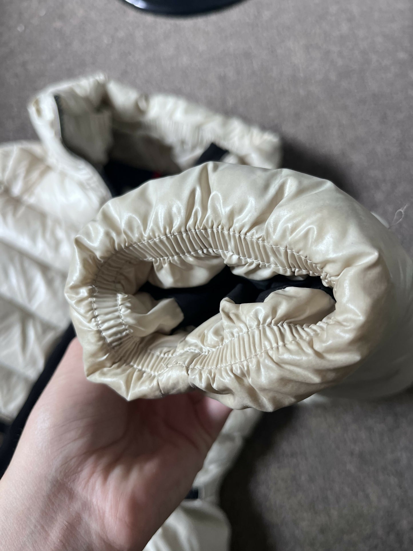Moncler Cream Down Jacket