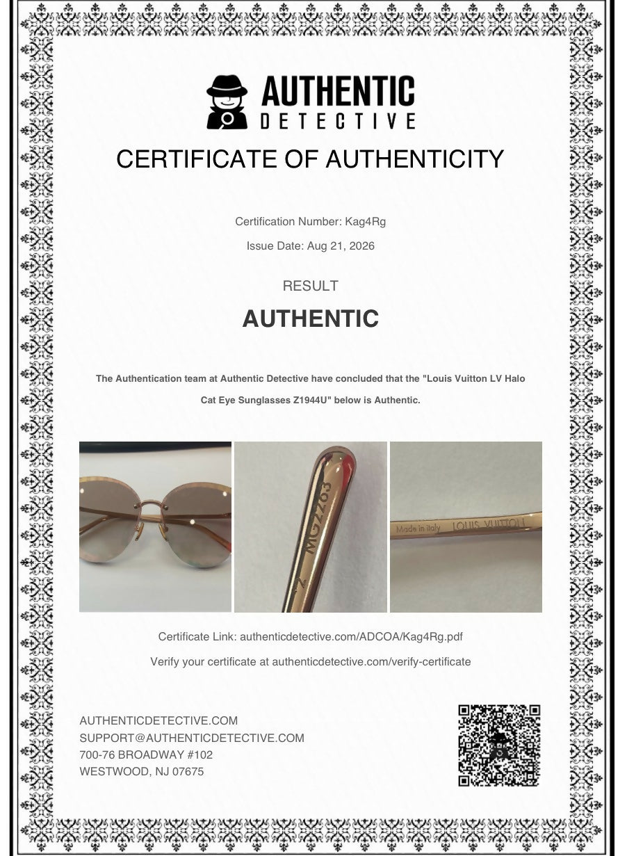 Louis Vuitton Halo sunglasses