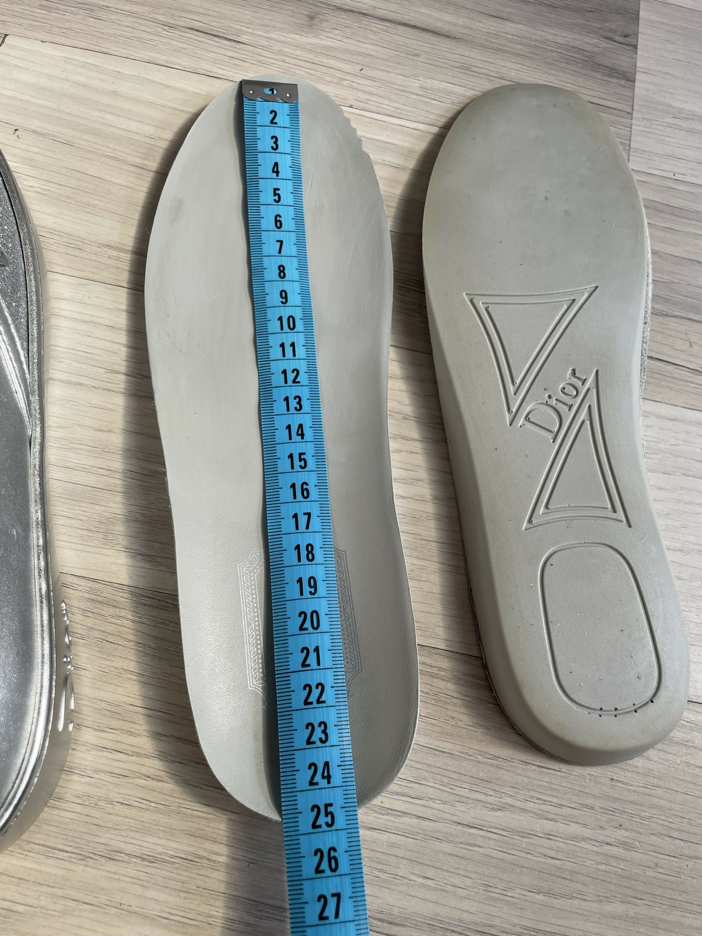 Dior leather slip on sneakers