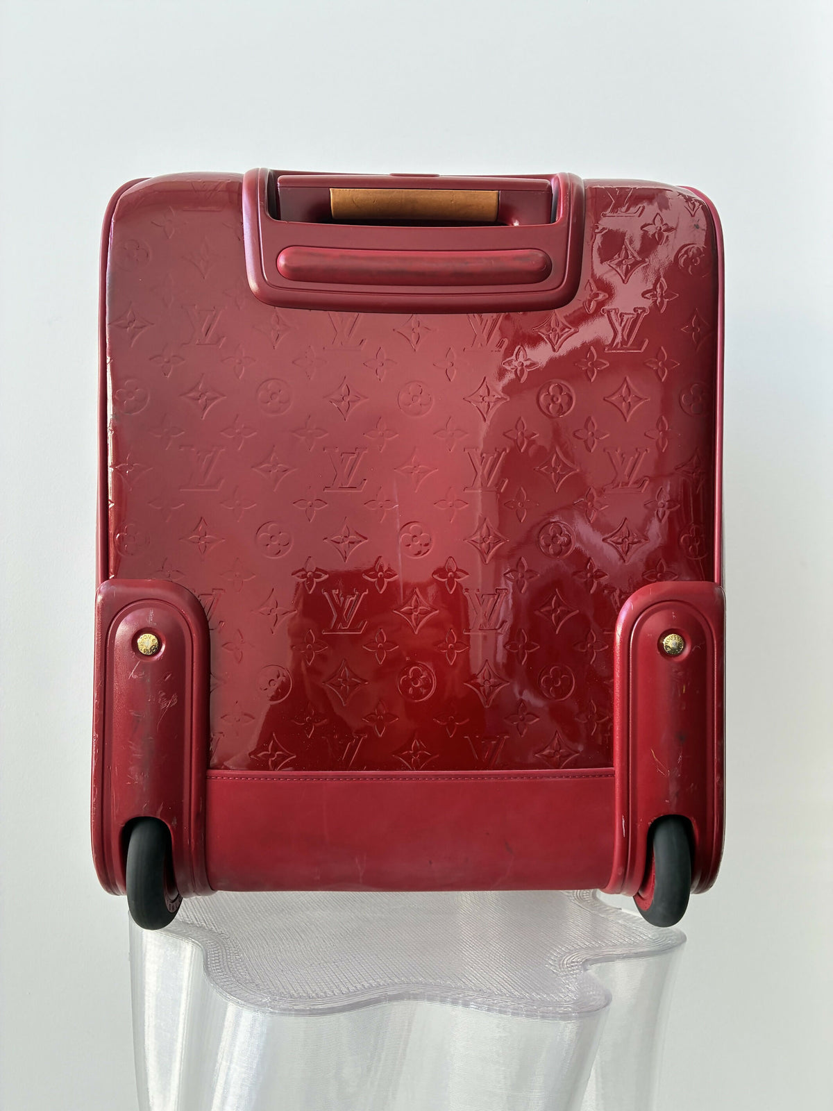 Louis Vuitton Pomme d’Amour Monogram Vernis Pegase 45 Suitcase