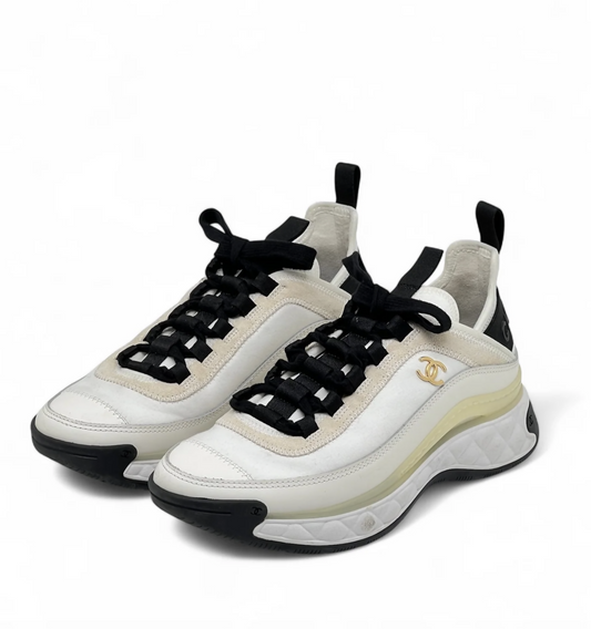 Chanel CC Interlocking Logo Sneakers