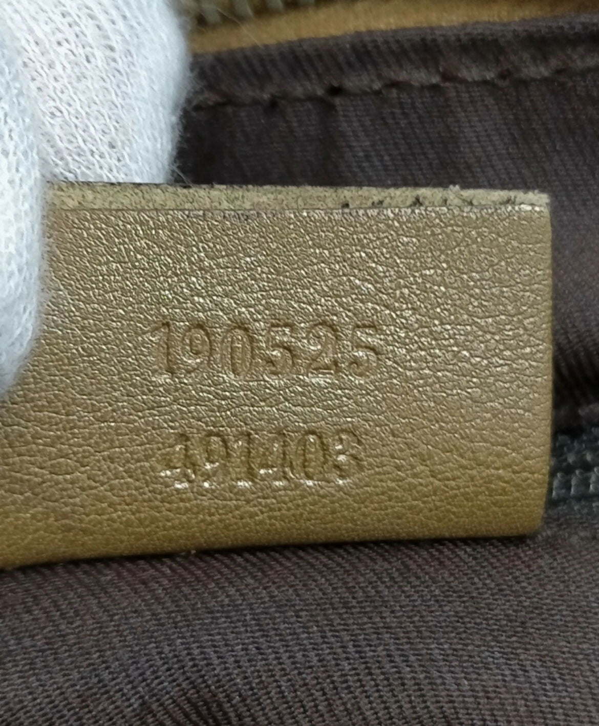 Gucci Gold D-Ring Scrunch Bag