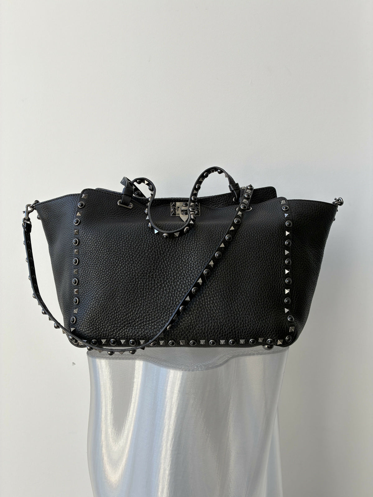 Valentino Garavani Rockstud Double Handle Tote Bag