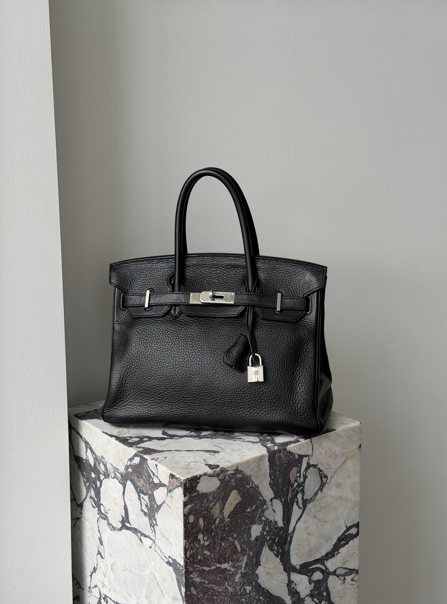 Hermès Birkin 30 – Noir Togo Leather with Palladium Hardware