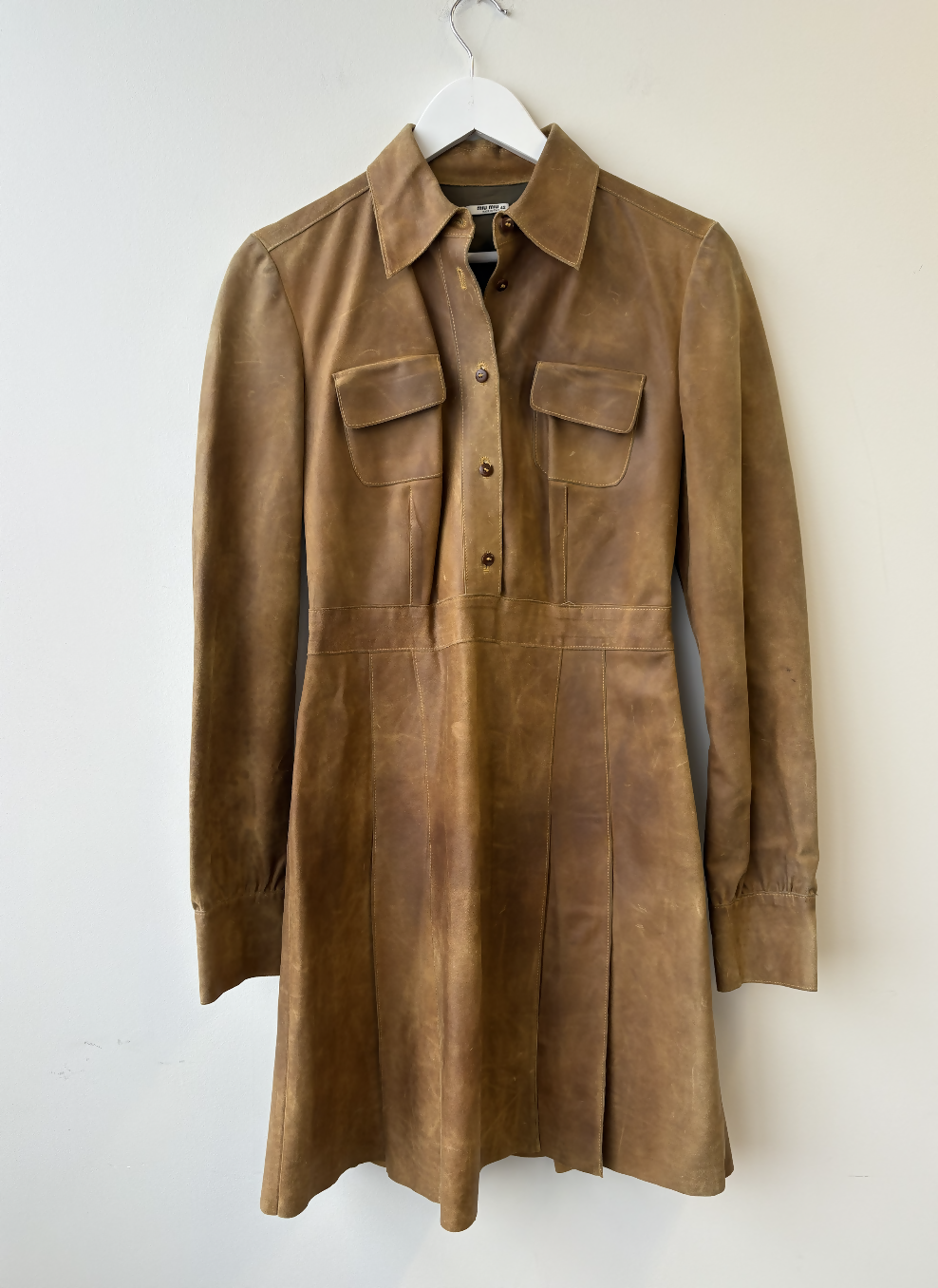 Vintage Prada Leather Dress