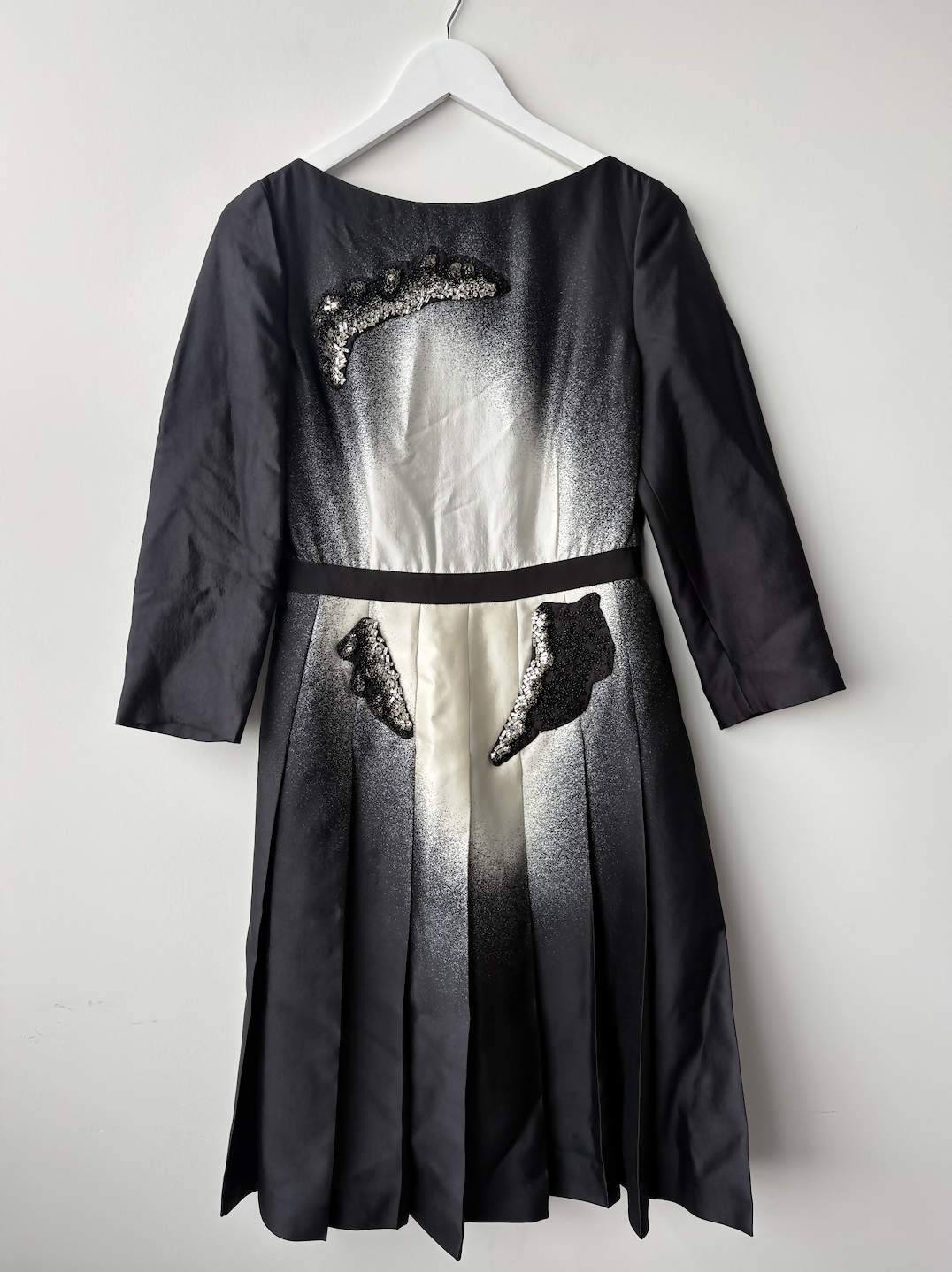 Prada Ball Dress in Wool/Silk with Embellishments