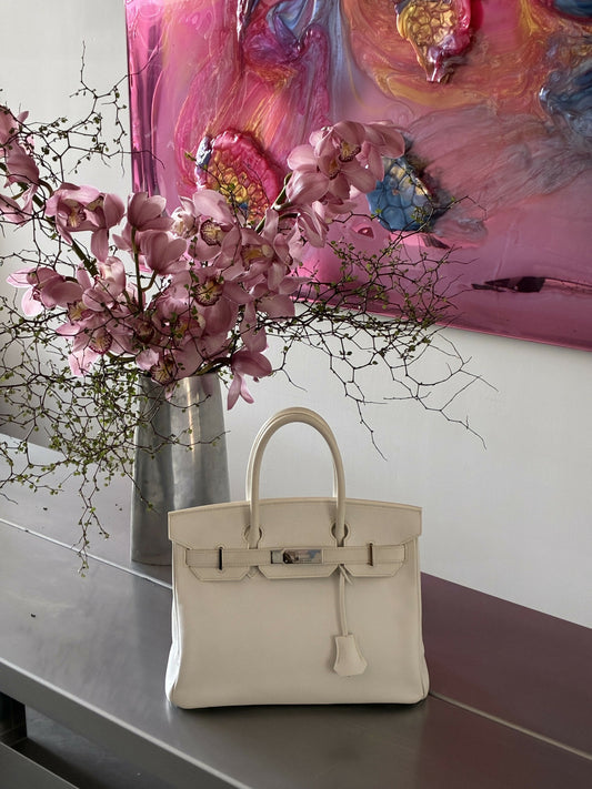 Hermès Blanc Epsom Birkin 30 PHW