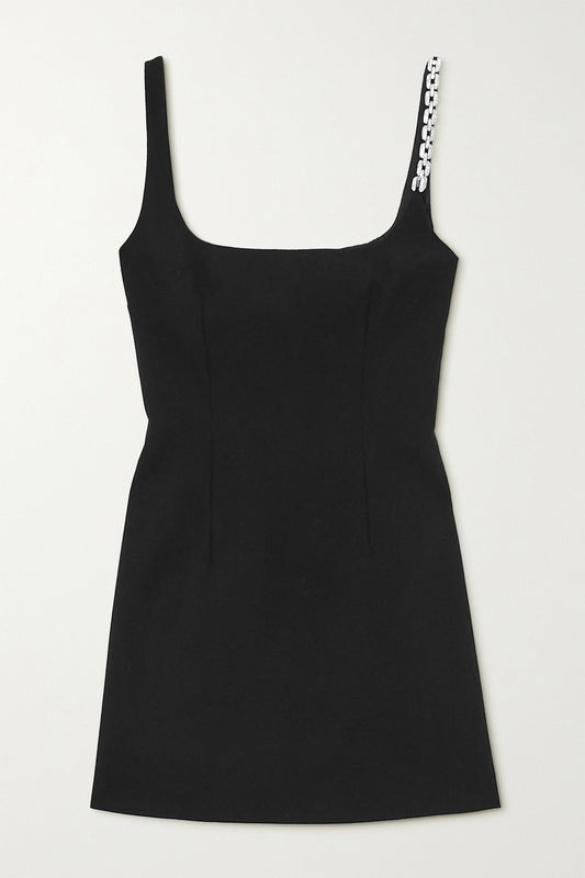 Christopher Kane Crystal Chain Mini Dress