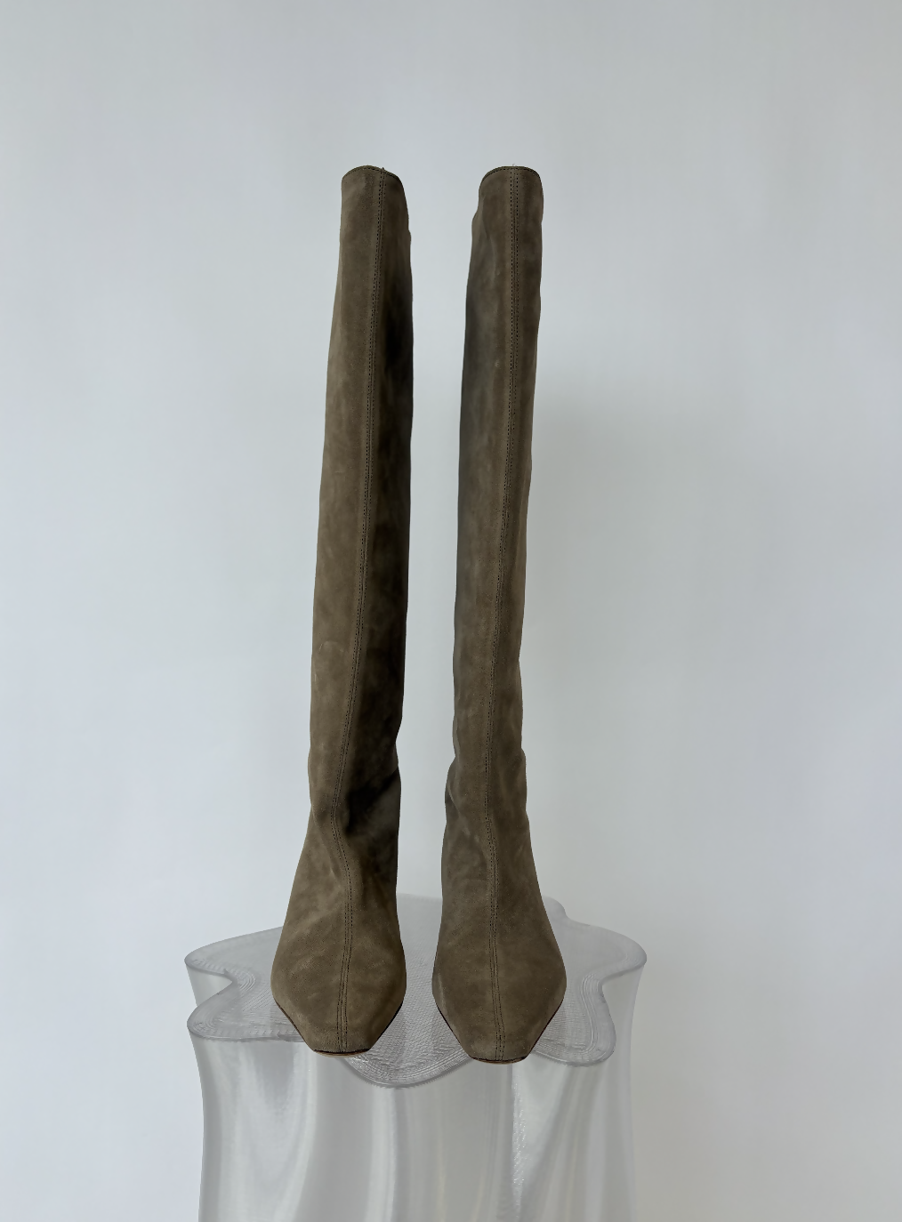 Staud Wally Suede Knee-High Boots