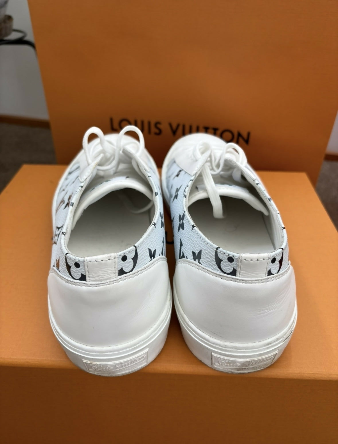 Louis Vuitton White Monogram Shoes