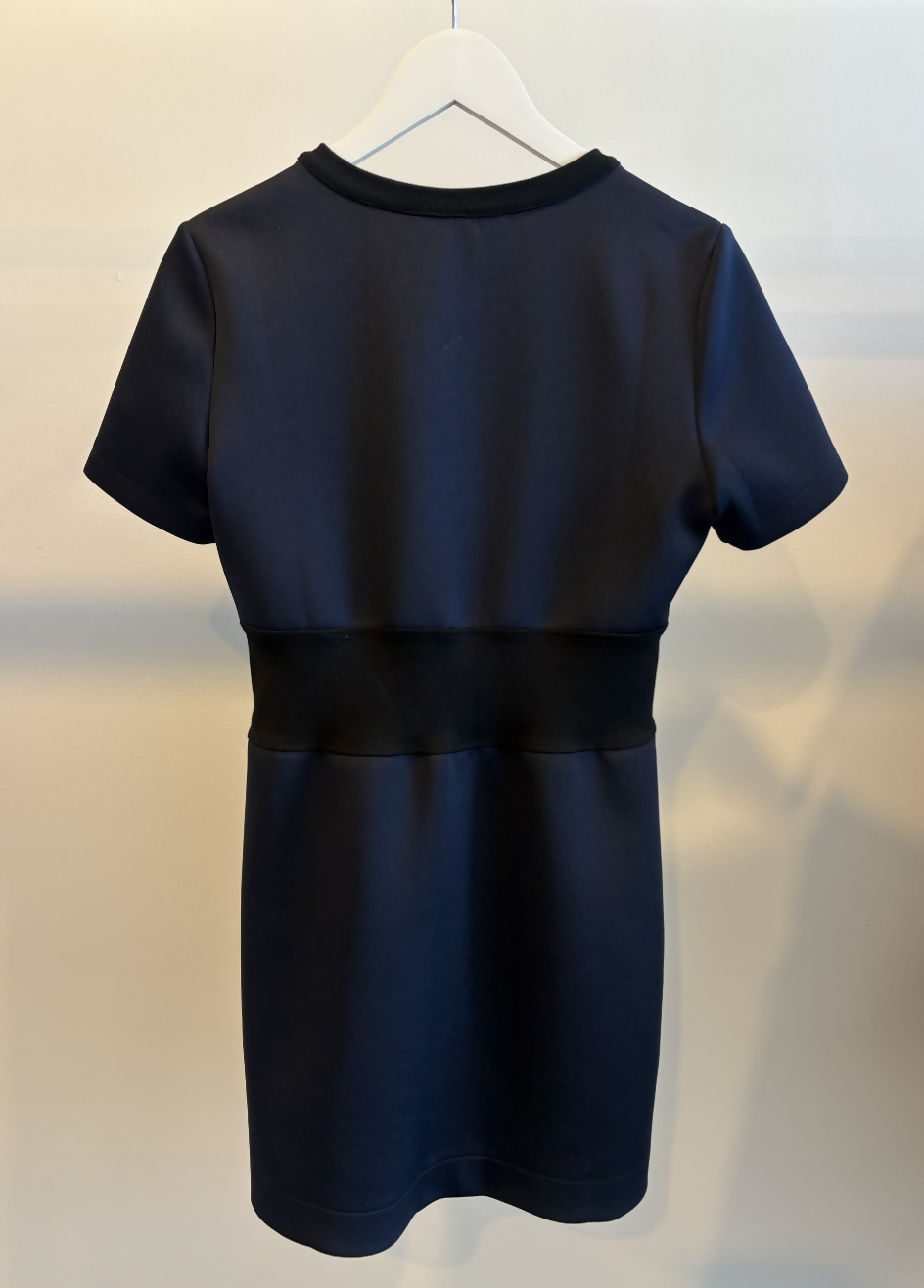 Louis Vuitton Black & Navy Short Sleeve Dress