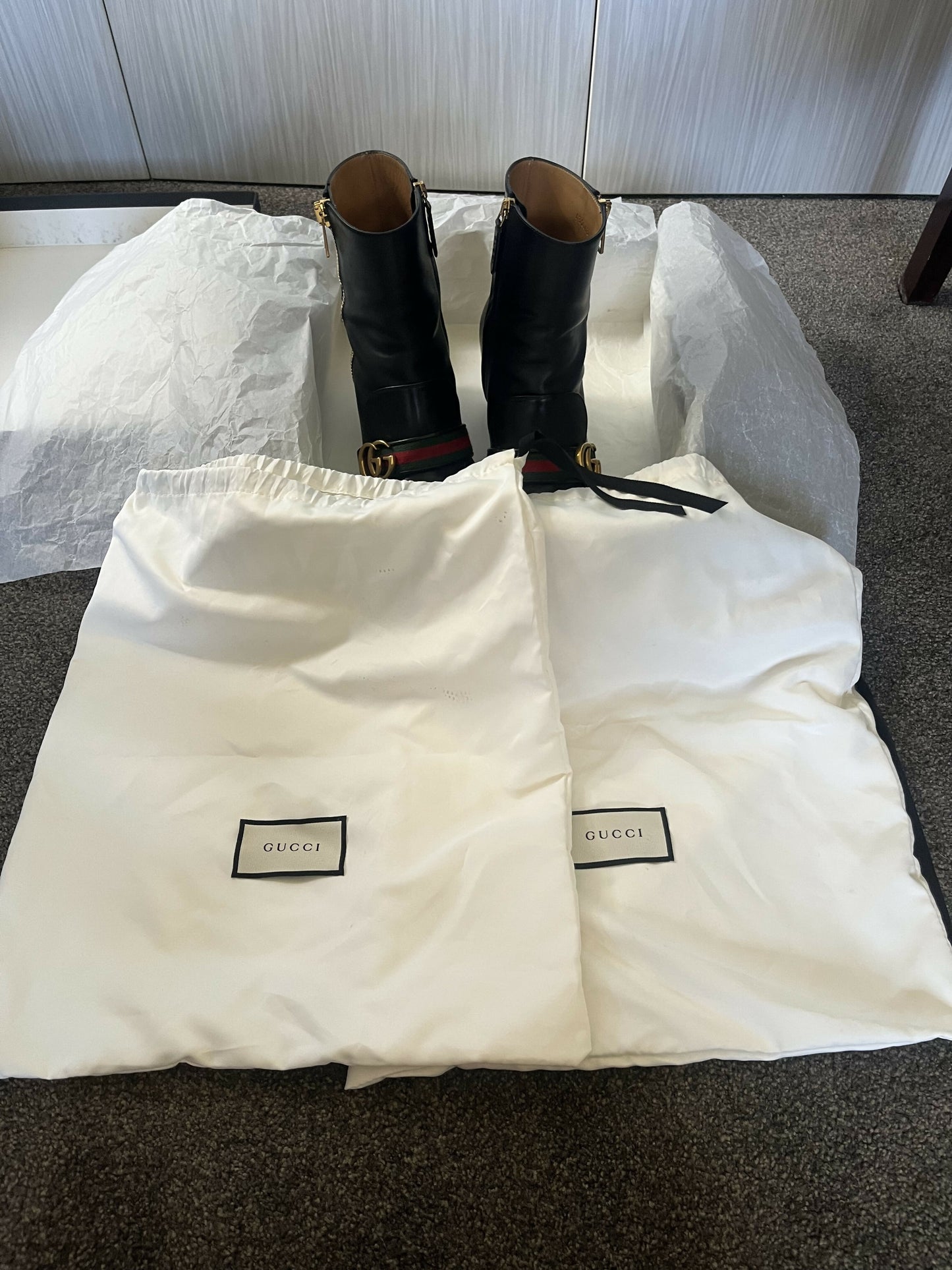 GUCCI "Marmont" Ankle Boots - Full Set