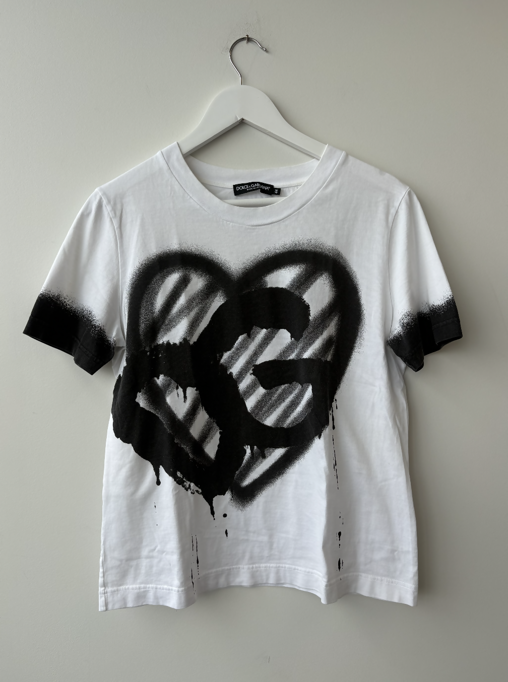 Dolce & Gabbana White Mania Corta Tee