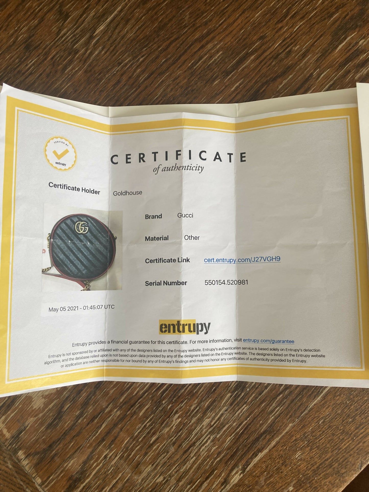 Gucci GG MARMONT MINI ROUND SHOULDER BAG