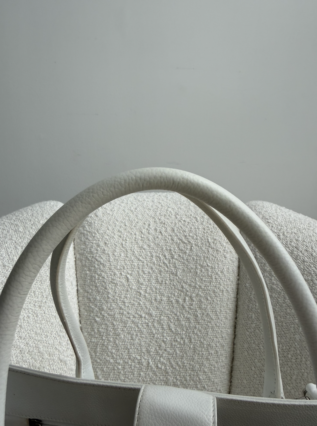 CHANEL Bag | Pearl White Grained Calfskin Large Cerf Tote