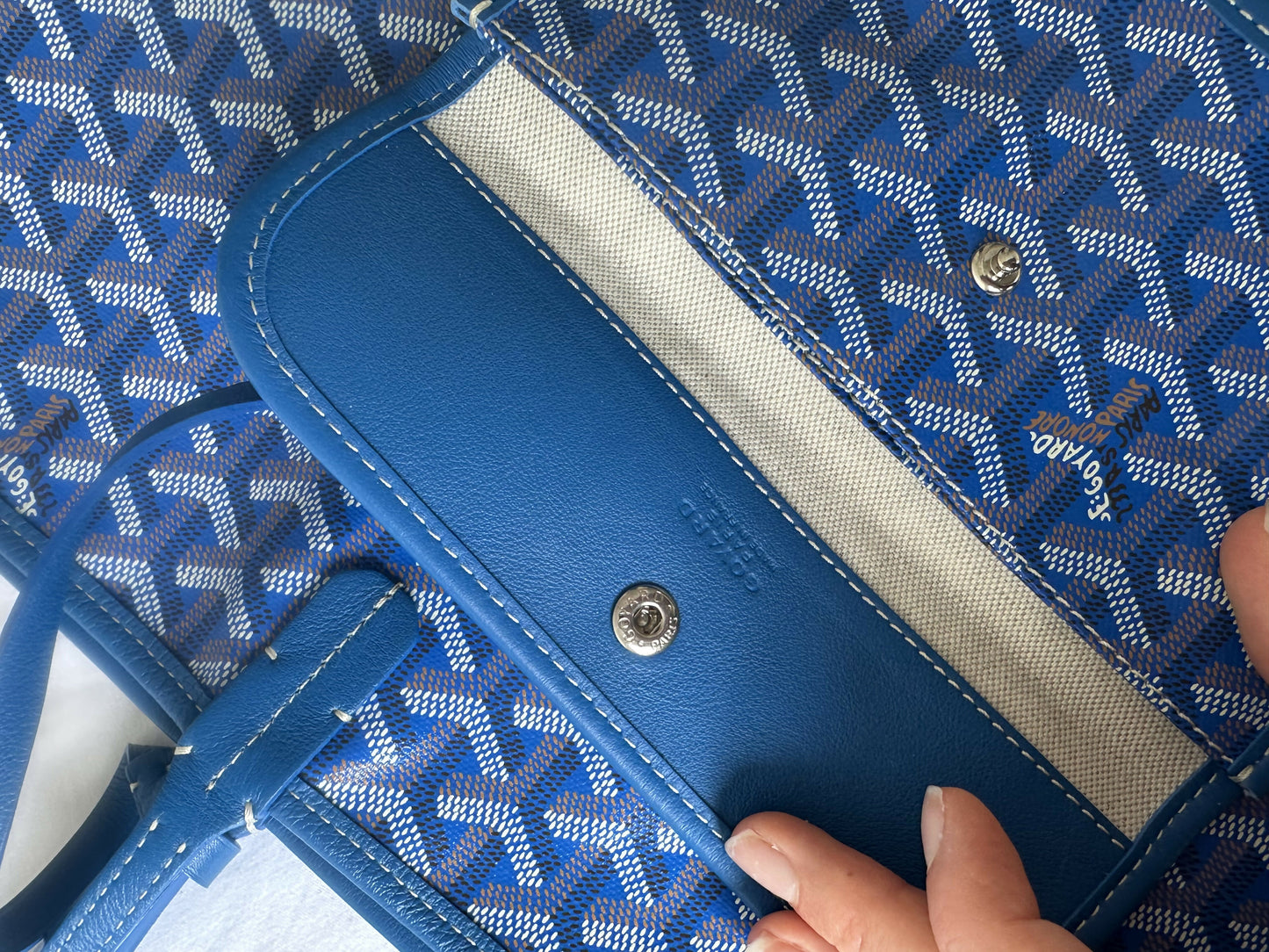 Goyard - Anjou GM Bag - Sky Blue