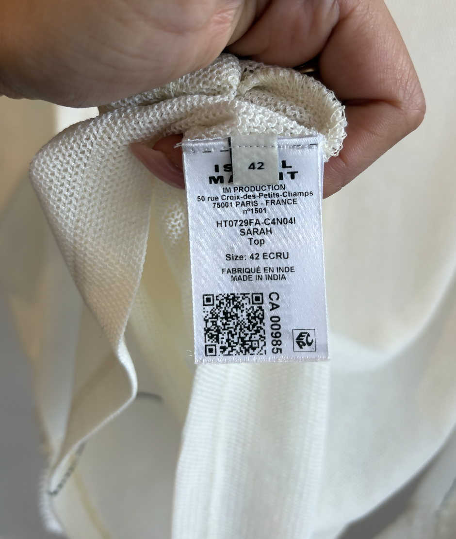 ISABEL MARANT – Sarah lace-trimmed mesh top