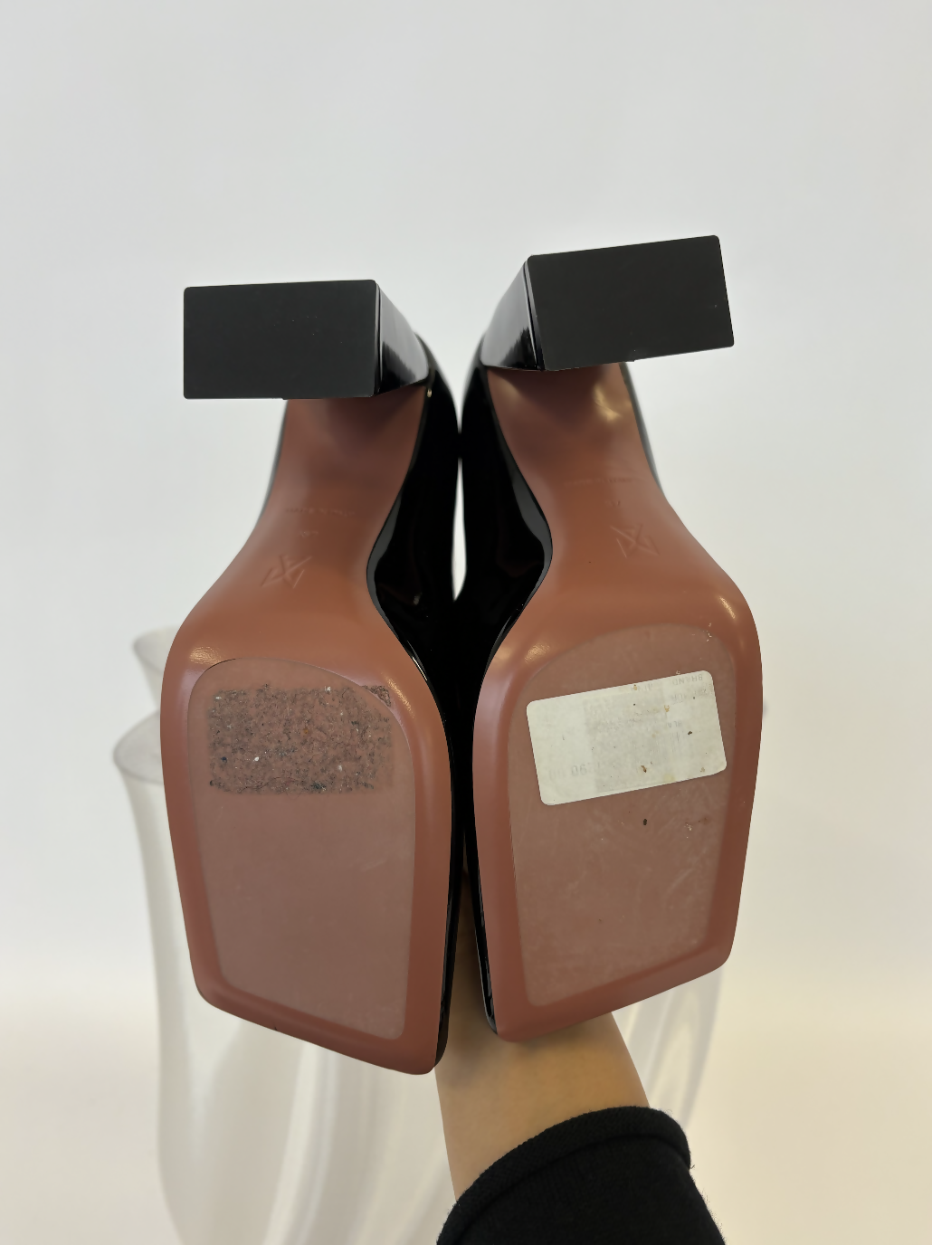 Amina Muaddi Charlotte Mary Jane Pumps