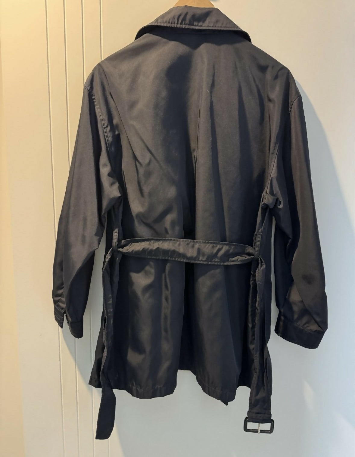 Prada double breasted trench