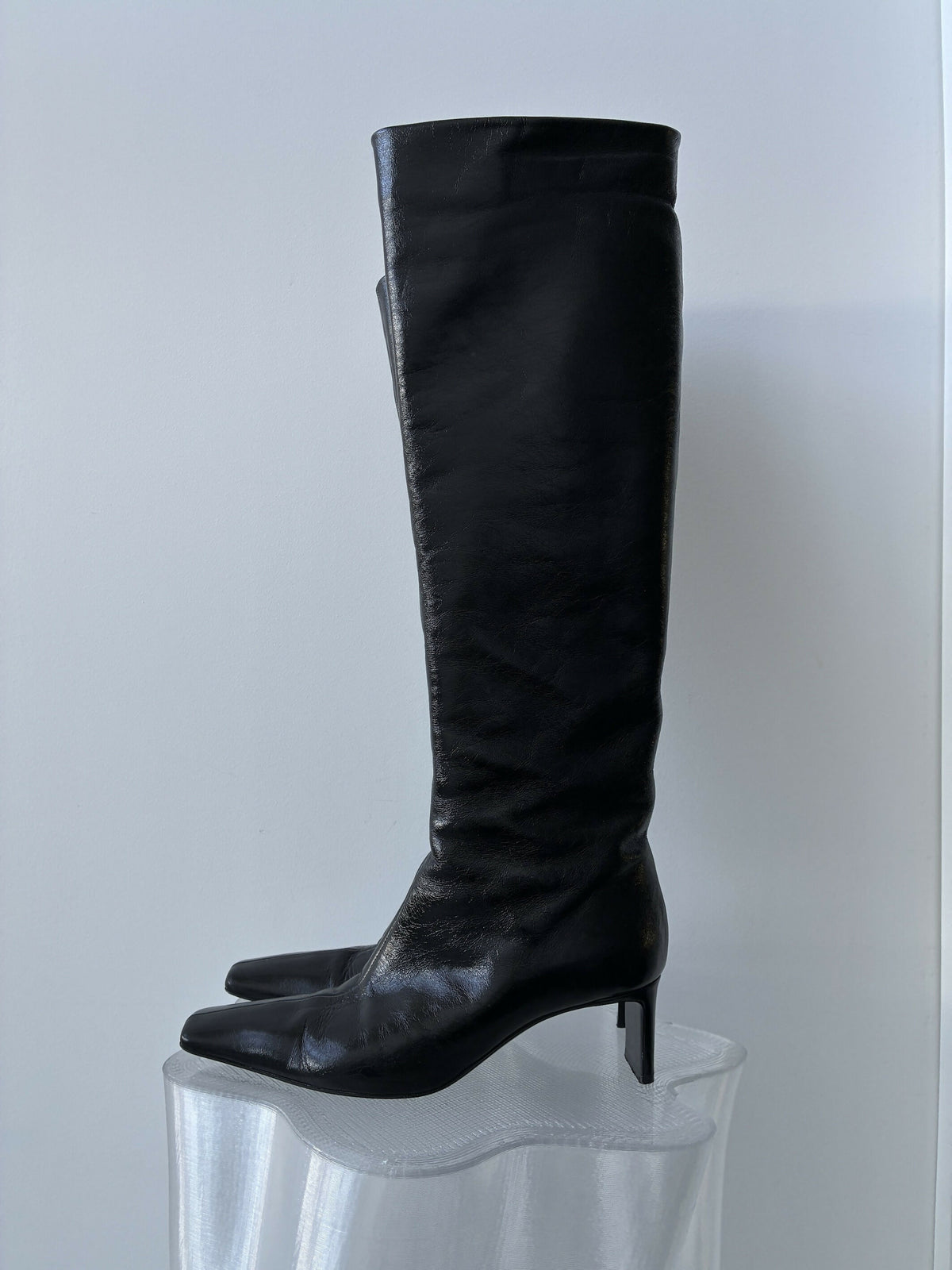 KHAITE Ona Knee-High Leather Boots - Full Set