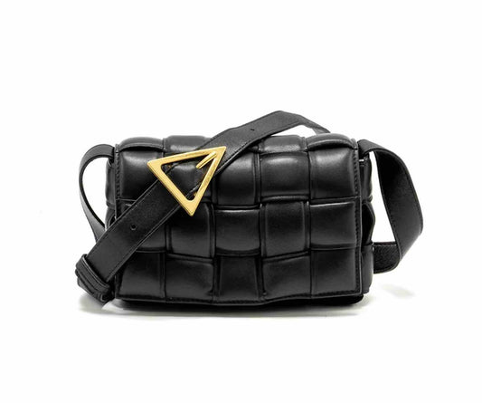 Bottega Veneta Small Padded Cassette Bag Lambskin Black