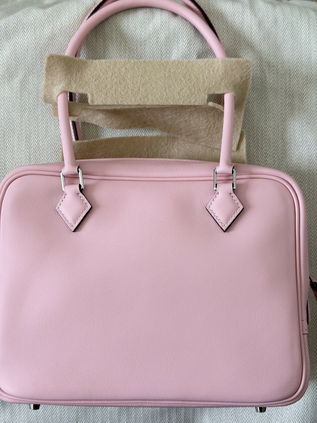 Hermès Plume Mini Bag in Sakura Pink
