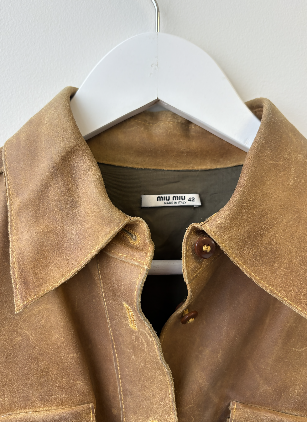 Vintage Prada Leather Dress