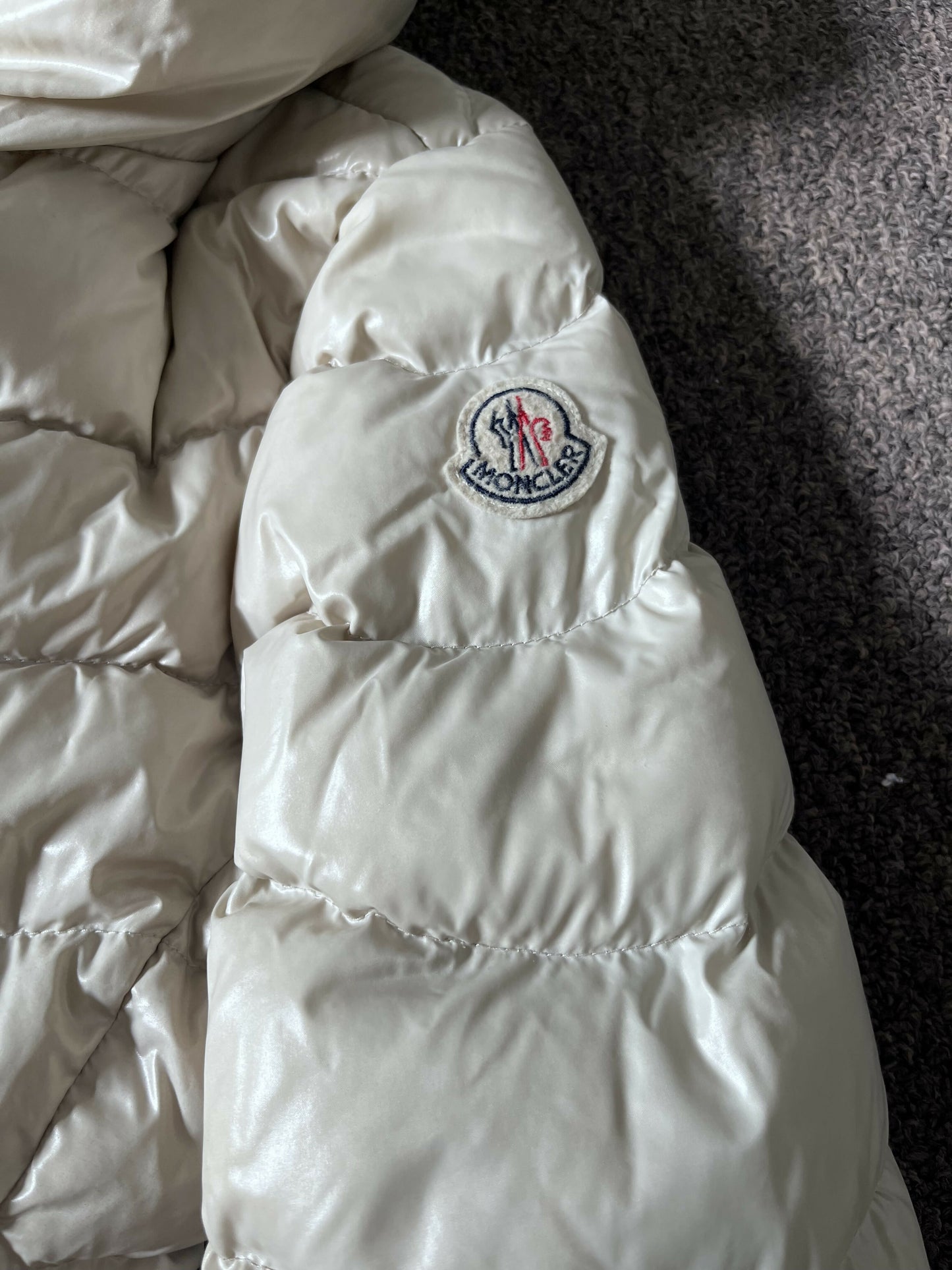 Moncler Cream Down Jacket