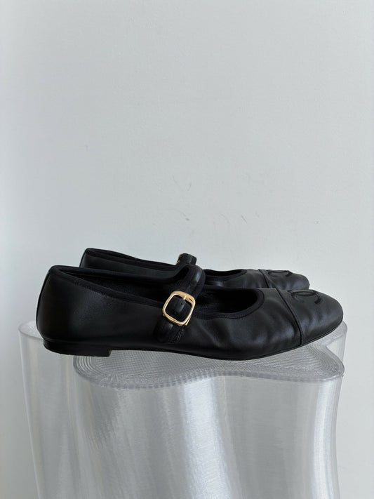 Chanel Mary Jane flats in Lambskin - FULL SET