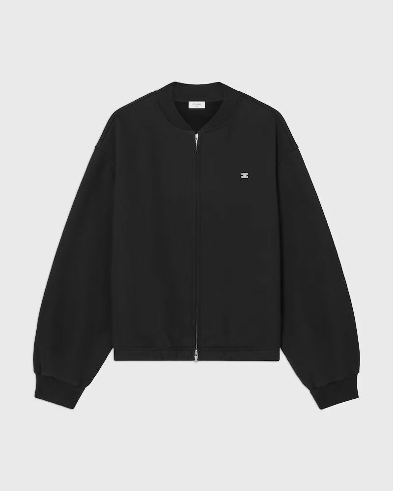 Celine Teddy Jacket, Cotton Fleece