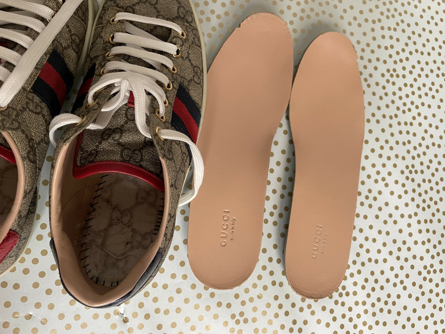 Gucci GG ace supreme canvas sneakers