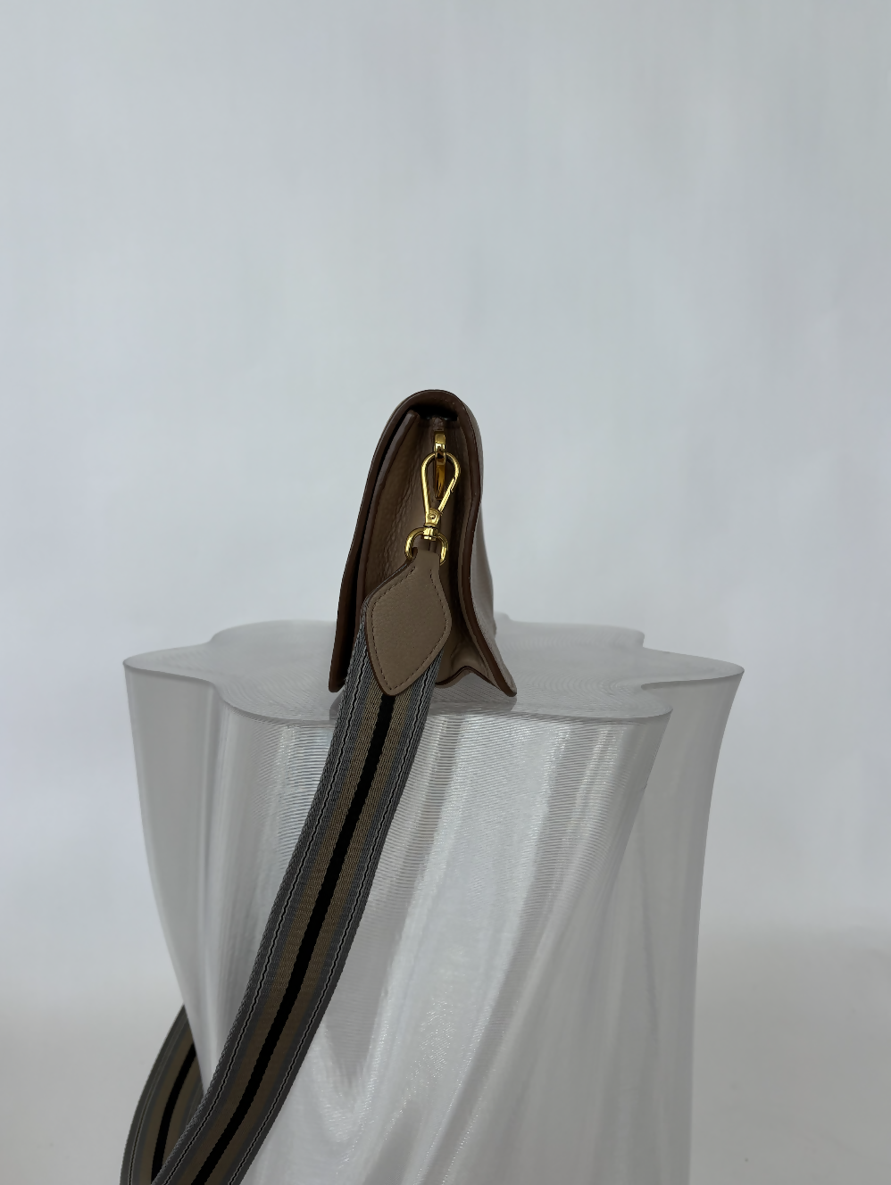 Prada Vitello Daino Flap Crossbody Bag