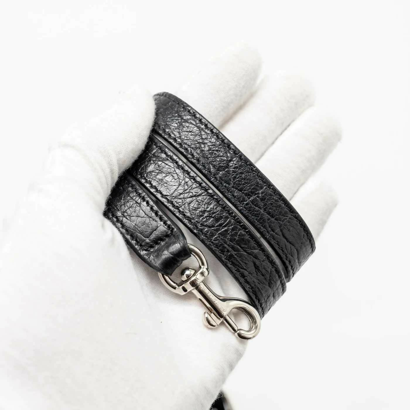 Saint Laurent Nano Sac De jour croc embossed calfskin black