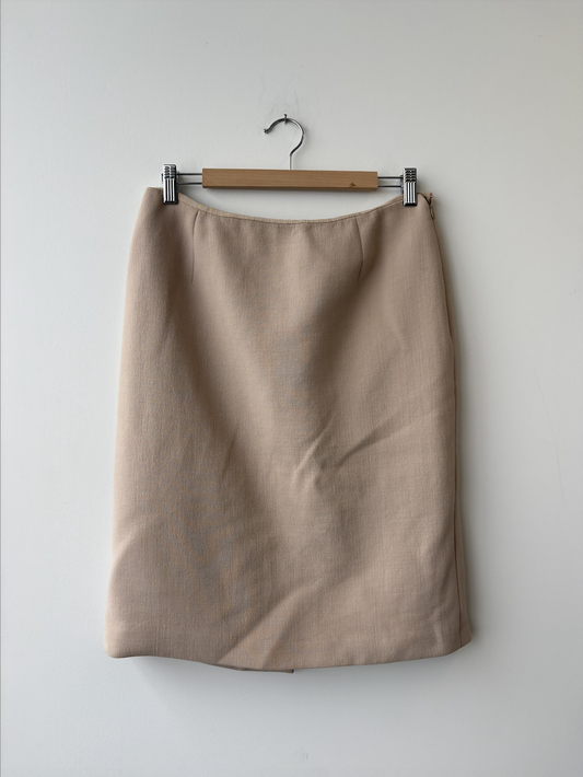 Prada wool blush skirt
