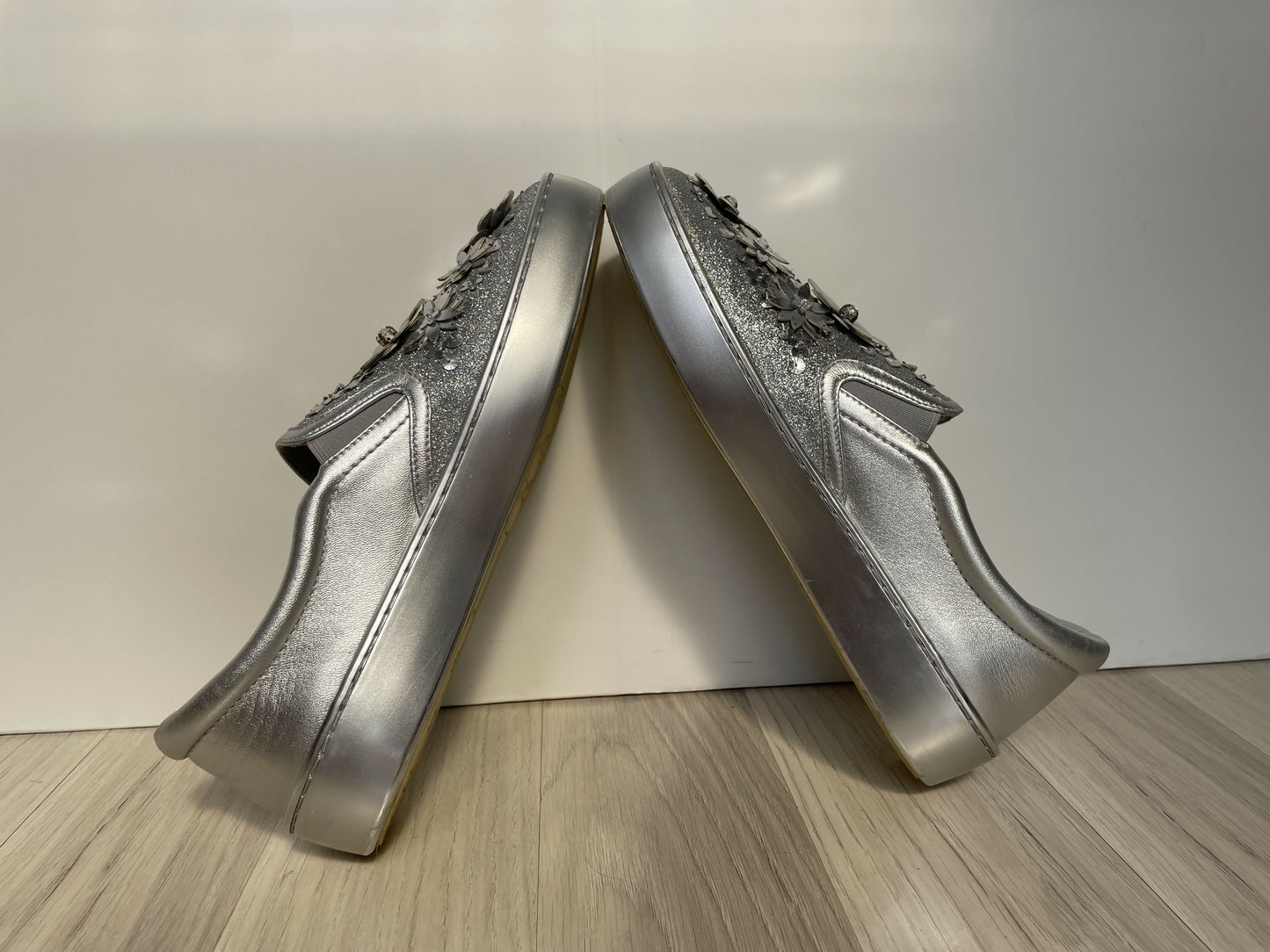 Dior leather slip on sneakers