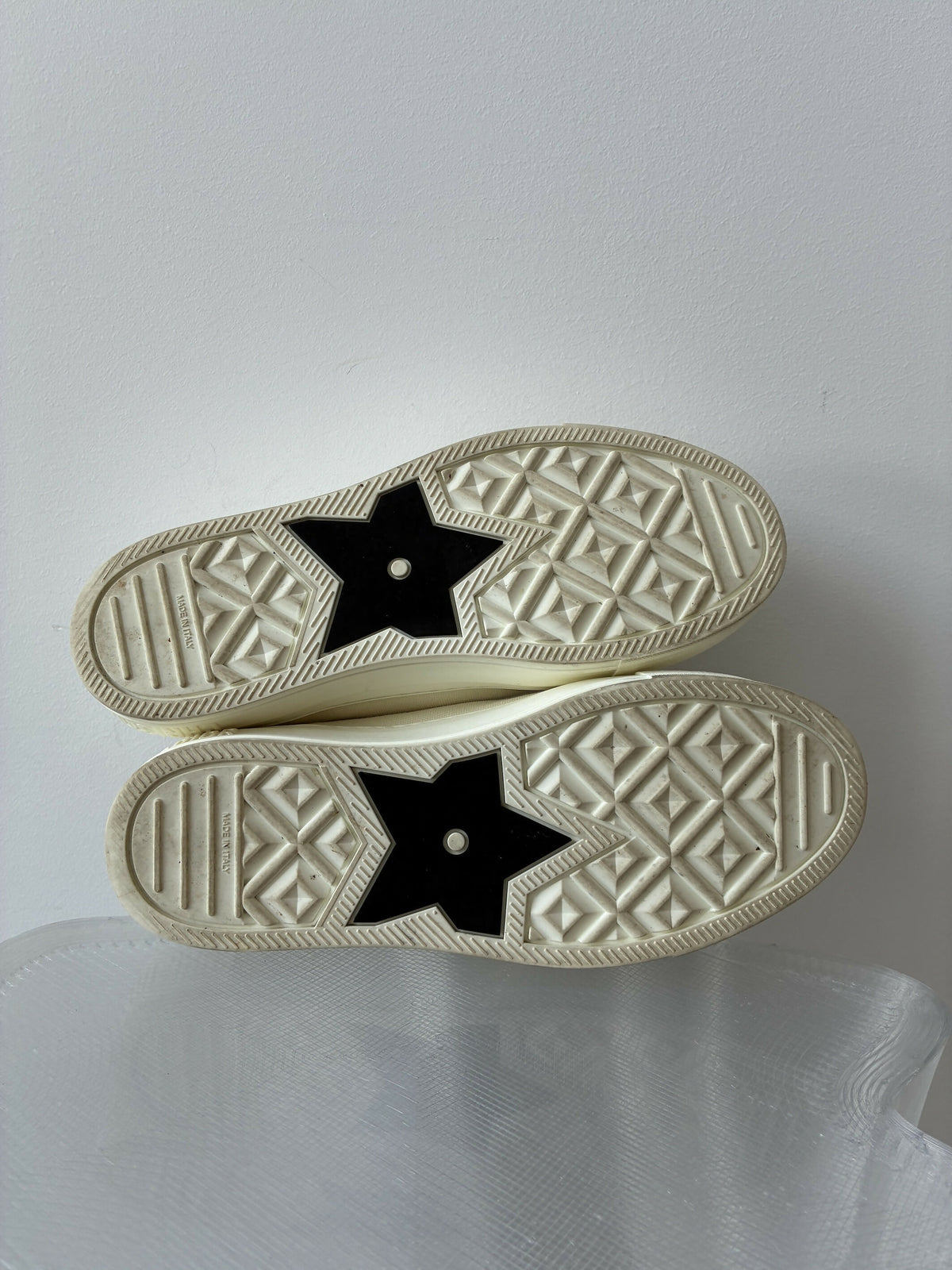 Dior White Canvas Walk'n'Dior Low Top Sneakers - FULL SET