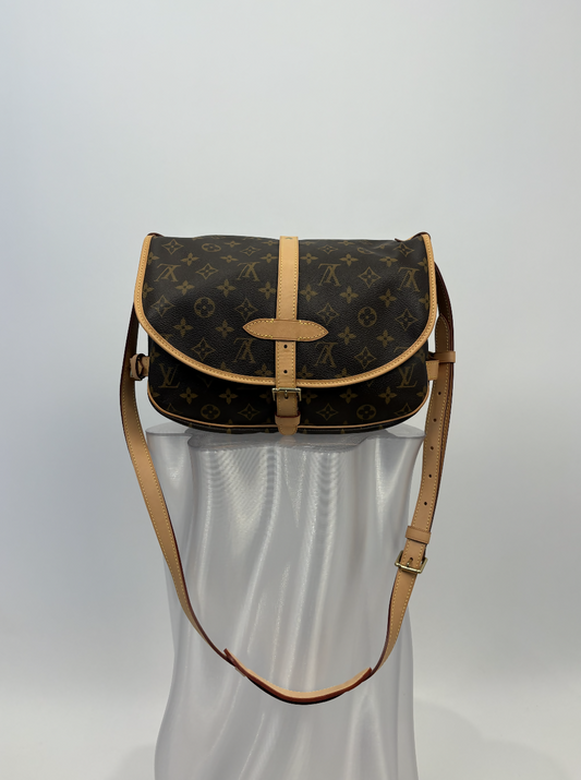Louis Vuitton Saumur 30 Crossbody Bag in Monogram Canvas