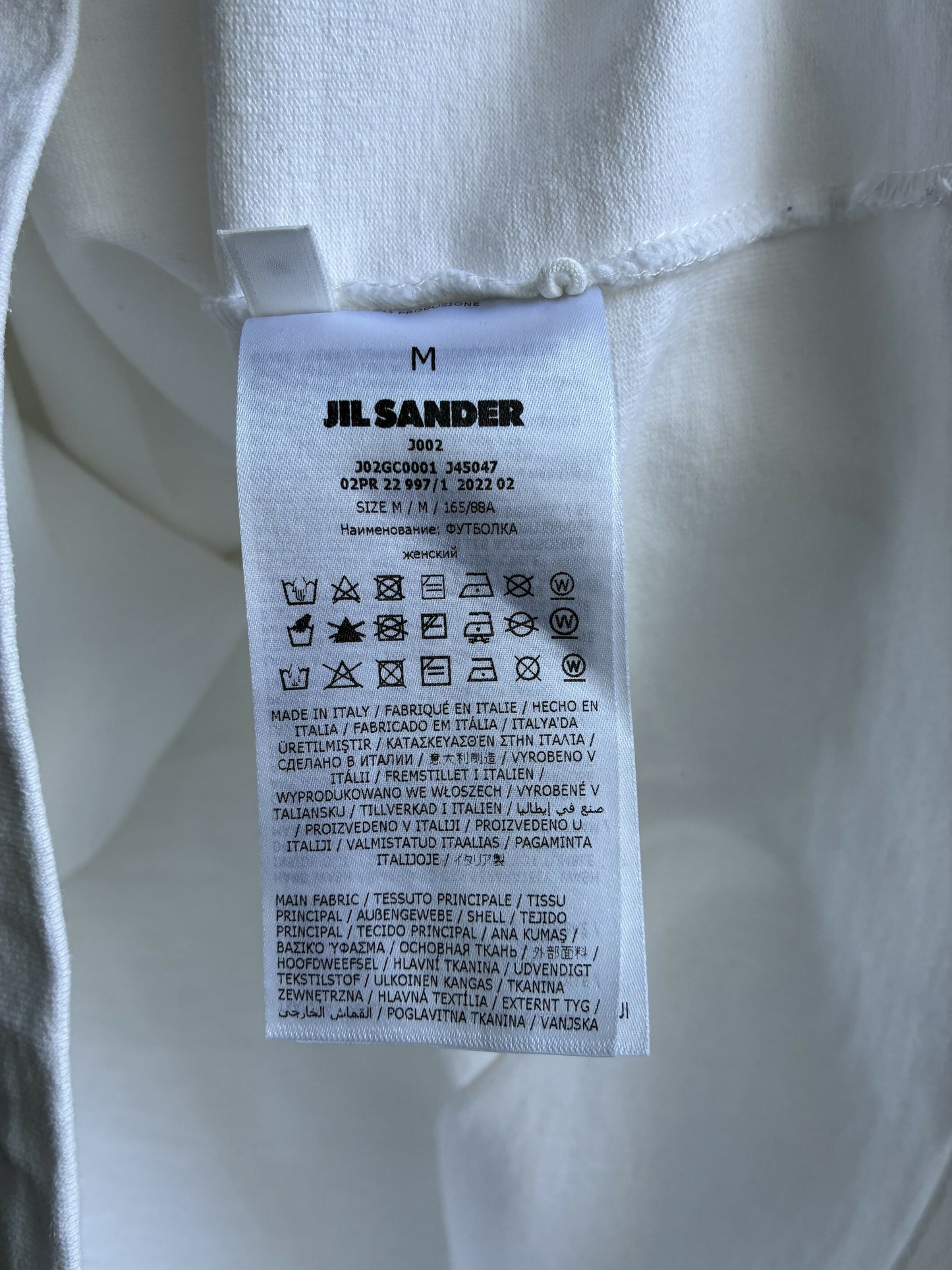 Jil Sander Heavy Cotton Logo T-Shirt