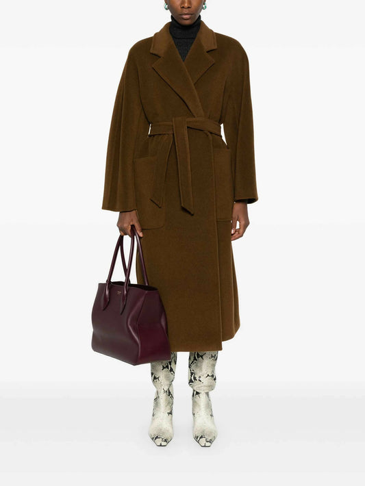 Max Mara Attuale Collared Belted Coat