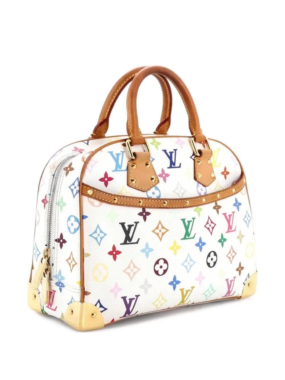 Louis Vuitton x Takashi Murakami Trouville Multicolore White
