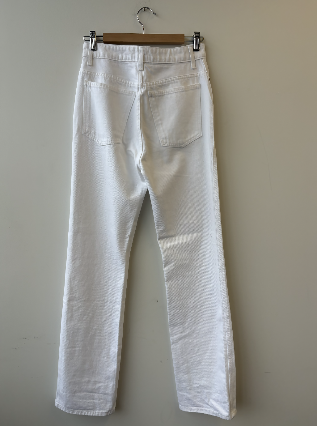 Khaite Danielle High-Rise Jeans (White)