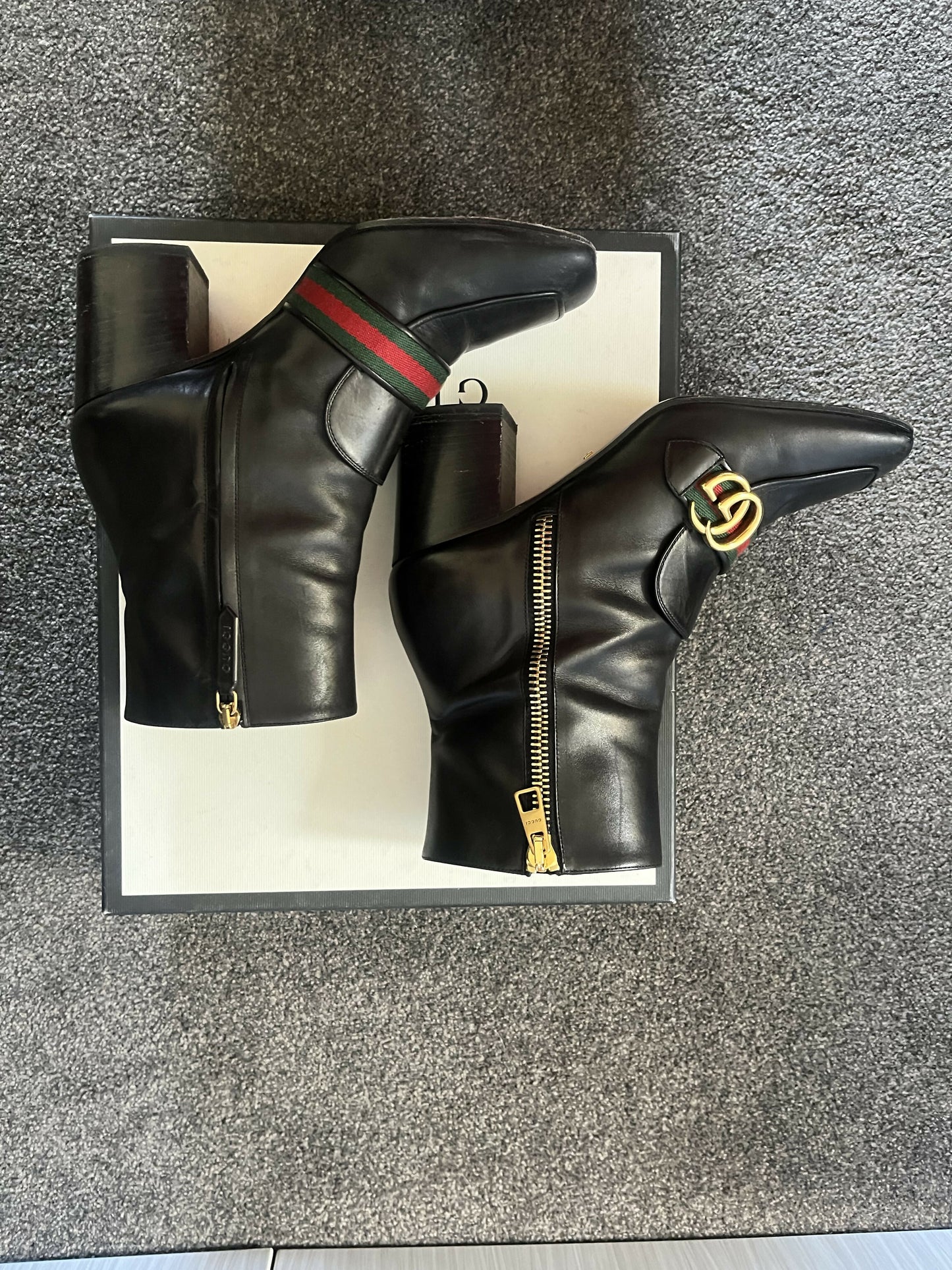 GUCCI "Marmont" Ankle Boots - Full Set