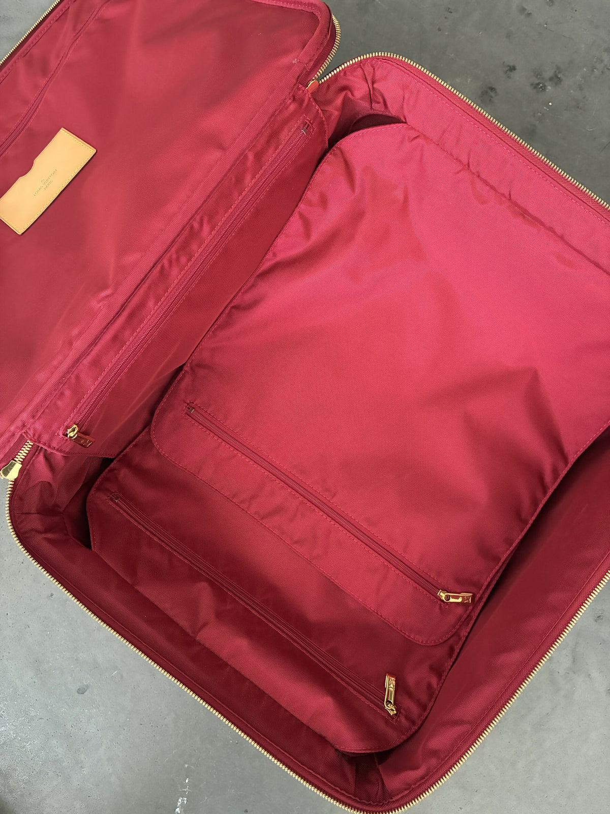 Louis Vuitton Pomme d’Amour Monogram Vernis Pegase 45 Suitcase