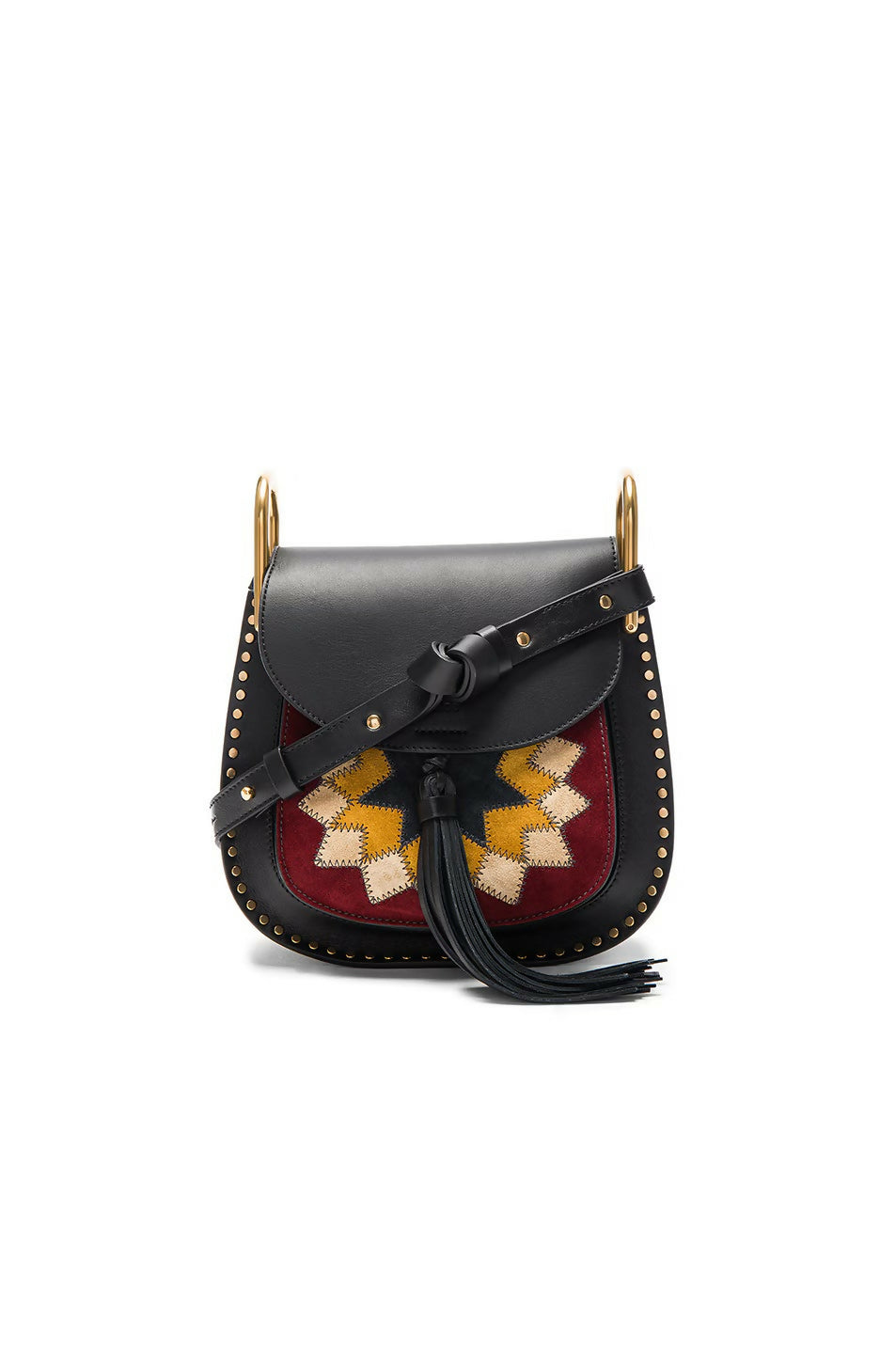 Chloe Hudson Medium - Patchwork Geometric Panel