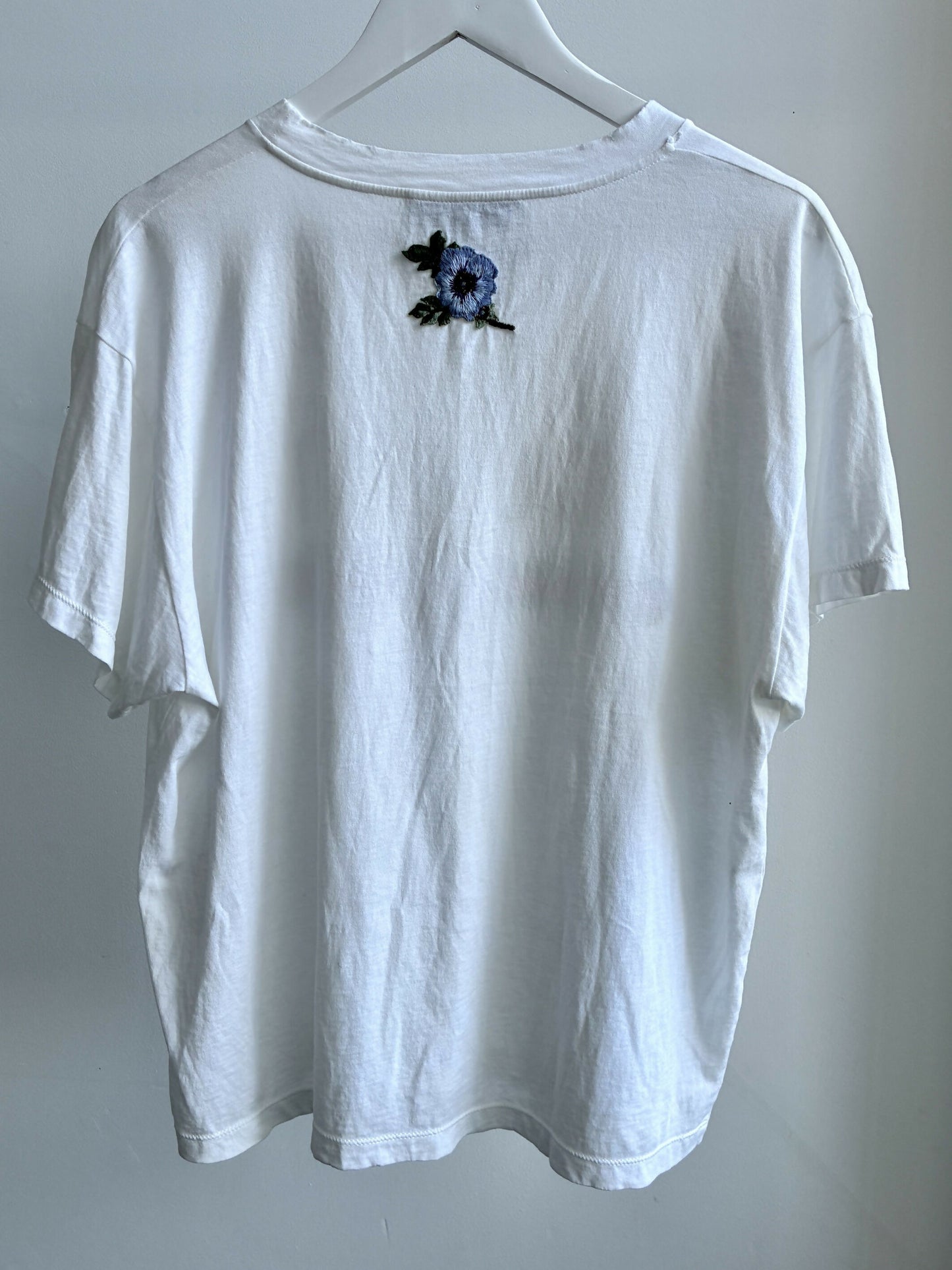 Gucci Logo Print Distressed T-Shirt