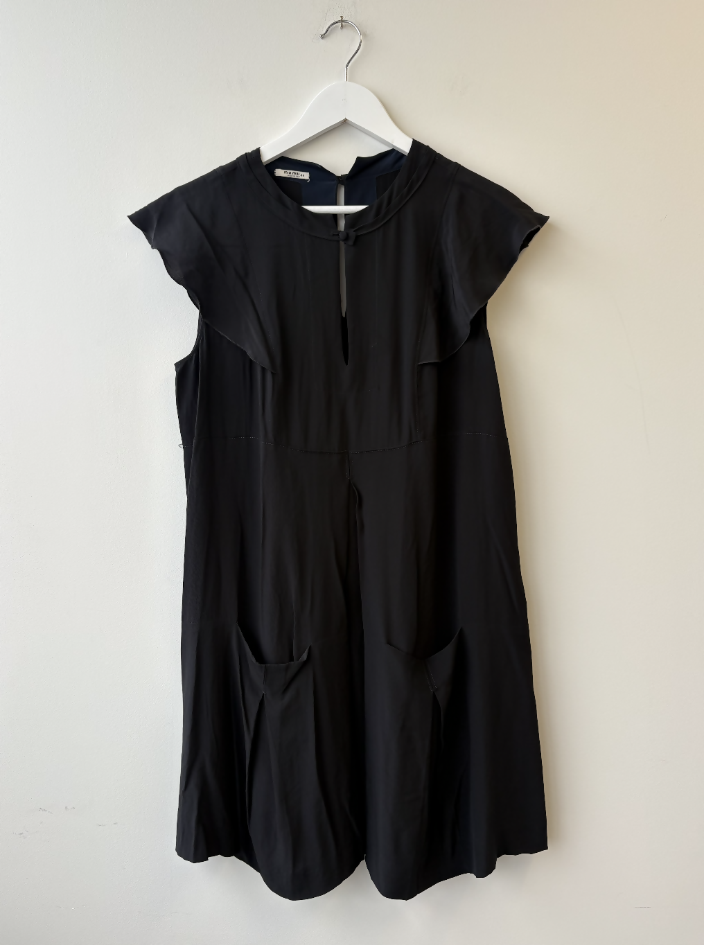 Miu Miu Black Dress with Pockets
