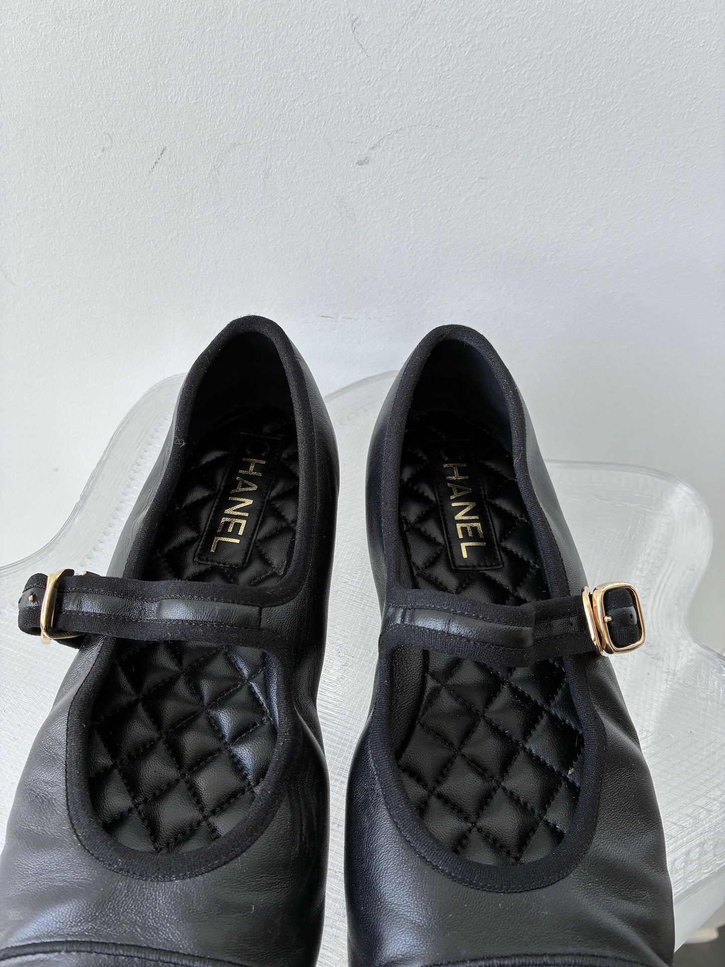 Chanel Mary Jane flats in Lambskin - FULL SET