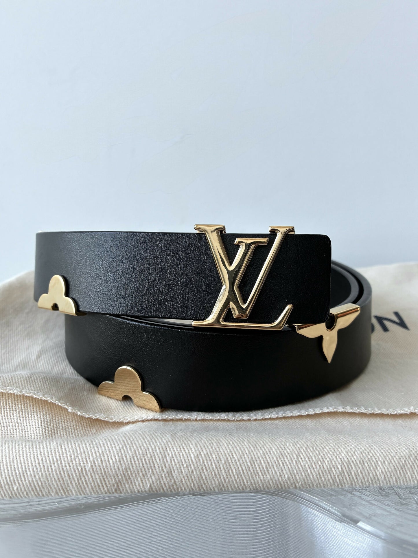 Louis Vuitton Iconic Metallic Flowers Belt
